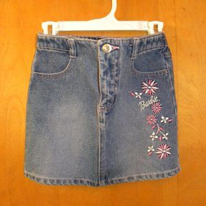 Girls Size 5 Barbie Skirt